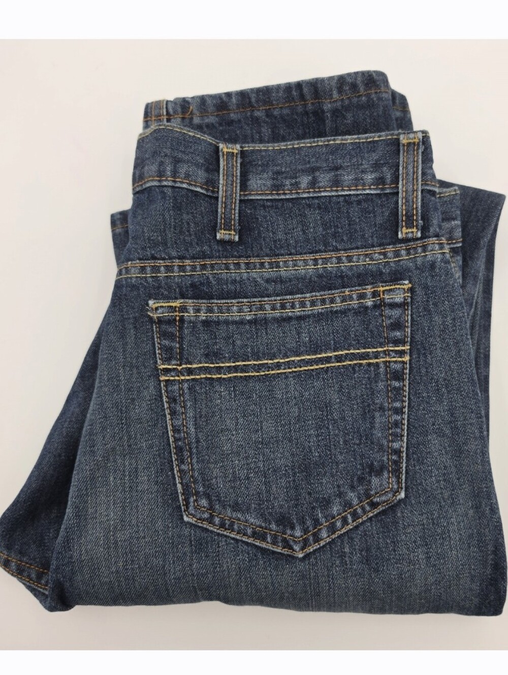 Cinch White Label Relaxed Fit Jeans 34x36 Dark Wash Denim Starched